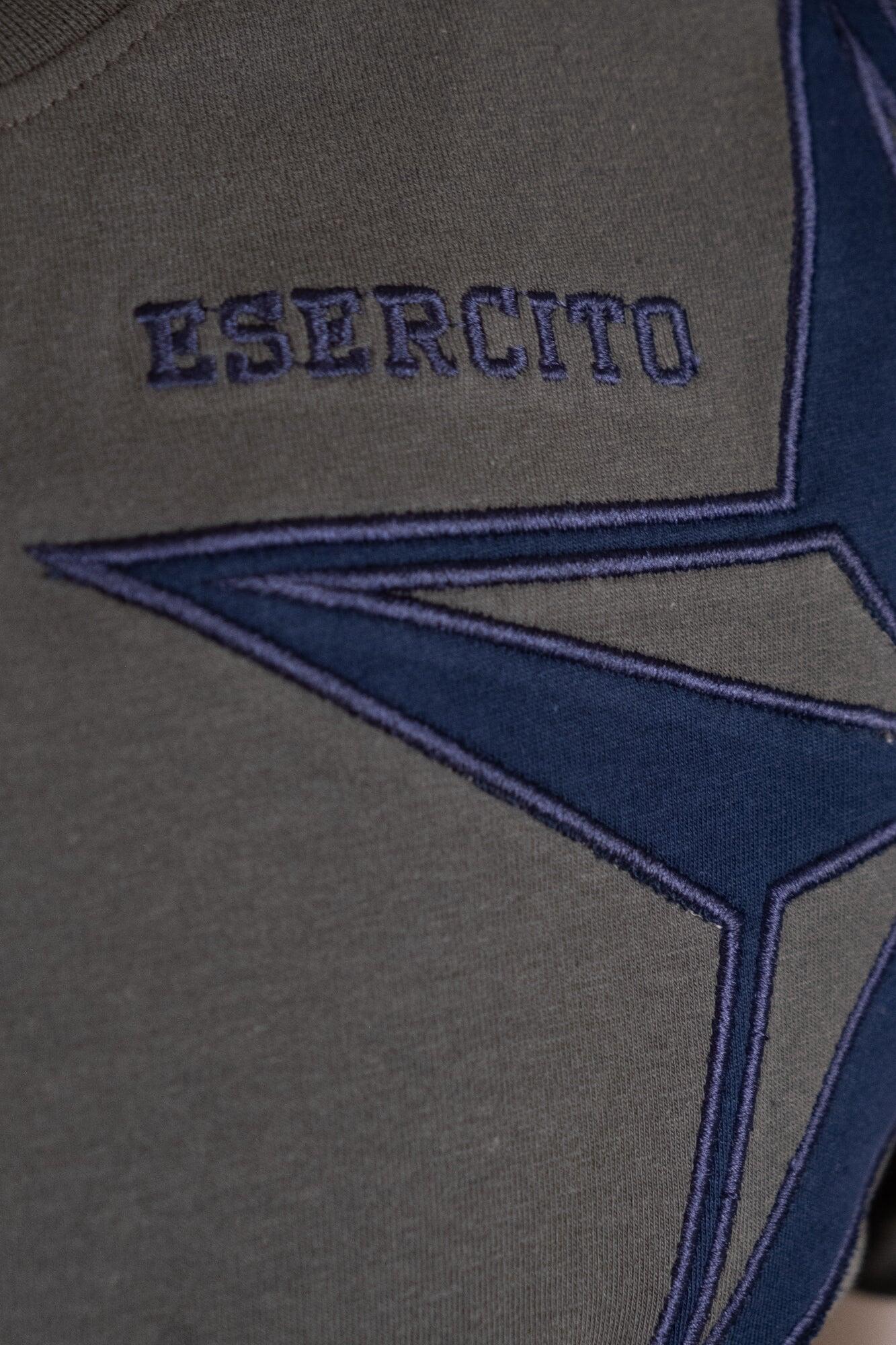 T-shirt Esercito a maniche corte militare in cotone uomo 3/4