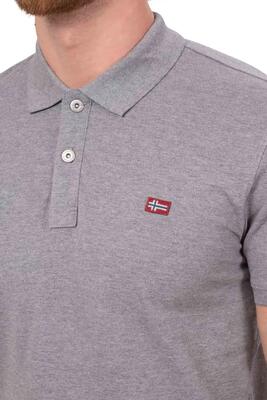 Poloshirt - heren - eruggy - 100% katoen - lichtgrijs