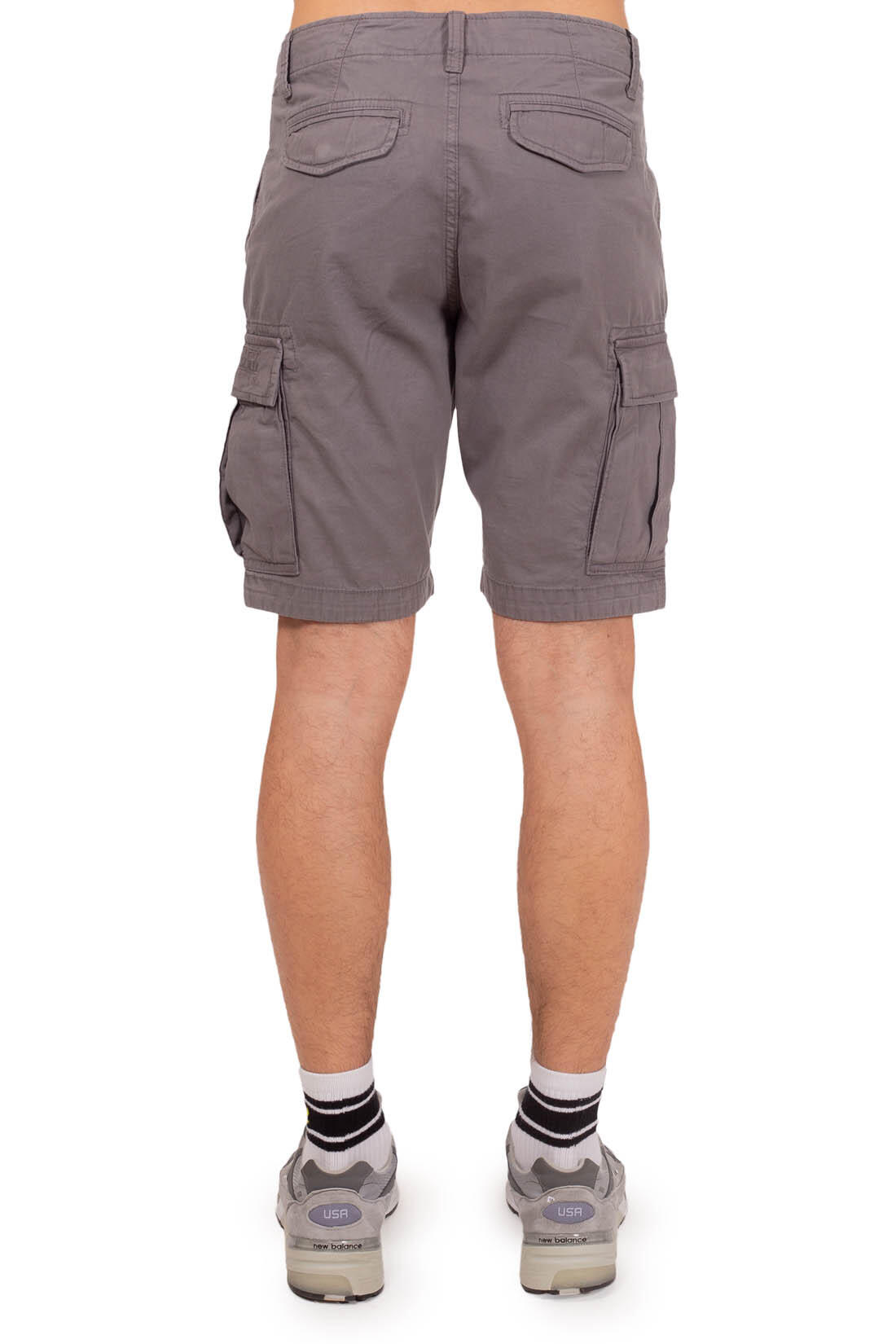 Bermuda cargo - Uomo - Pratici e resistenti - grigio scuro 3/5