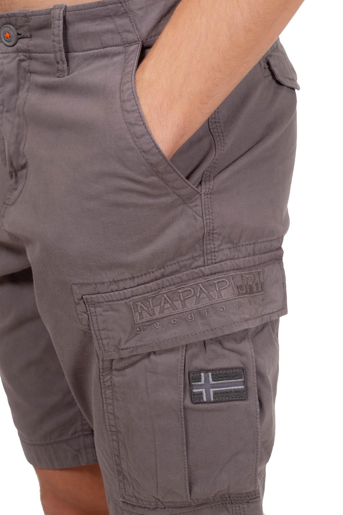 Bermuda cargo - Uomo - Pratici e resistenti - grigio scuro 4/5
