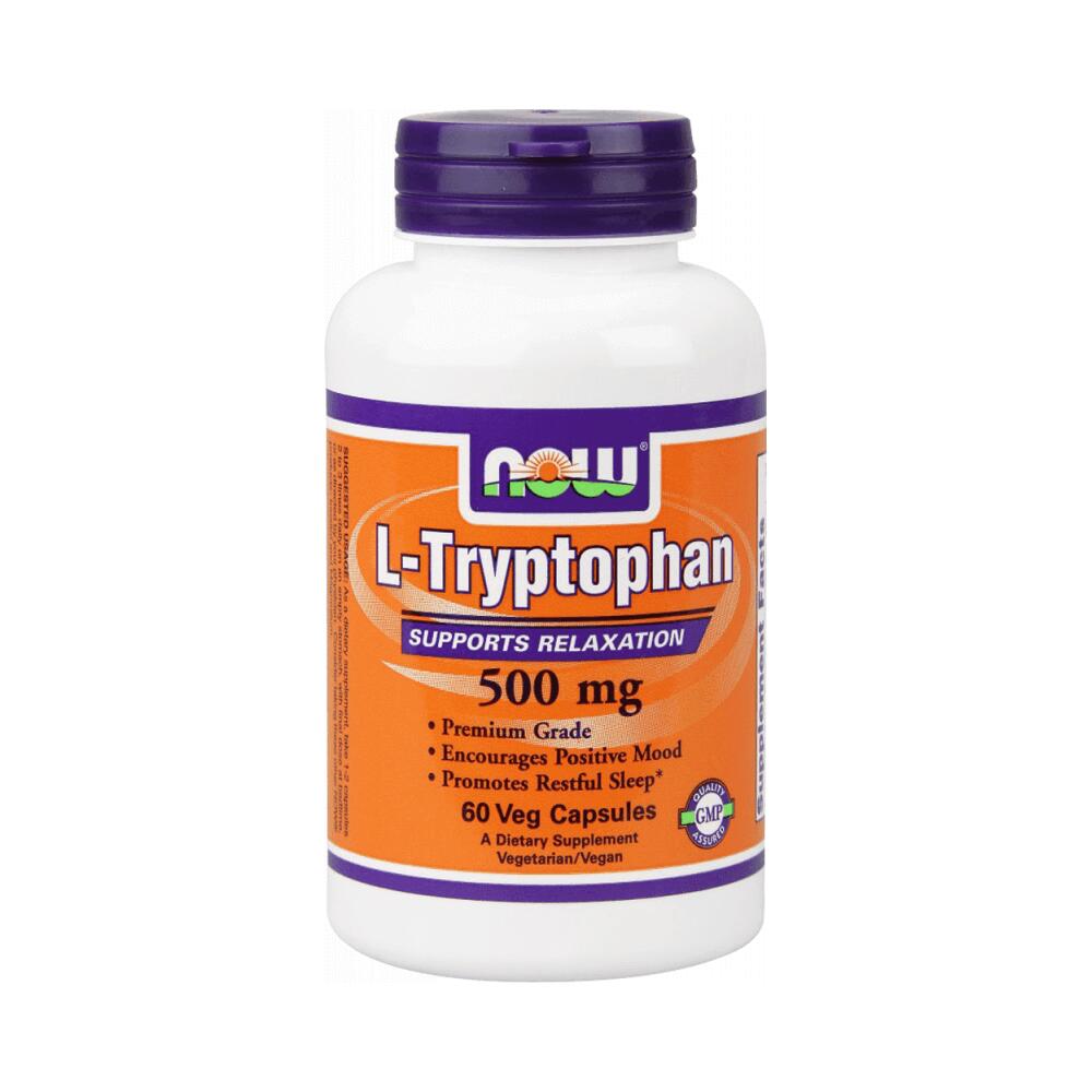 NOW FOODS Now Foods L-Tryptophan 500mg (60) Standard - Aminoacidi - Miscela di aminoacidi
