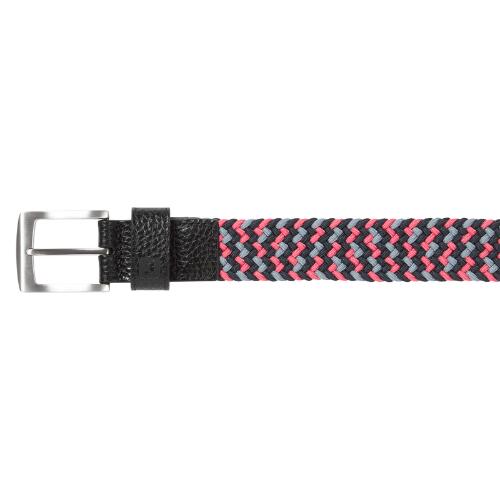 Ceinture de Golf Tressée Footjoy Homme Noir/Flint/hibiscus 3/4