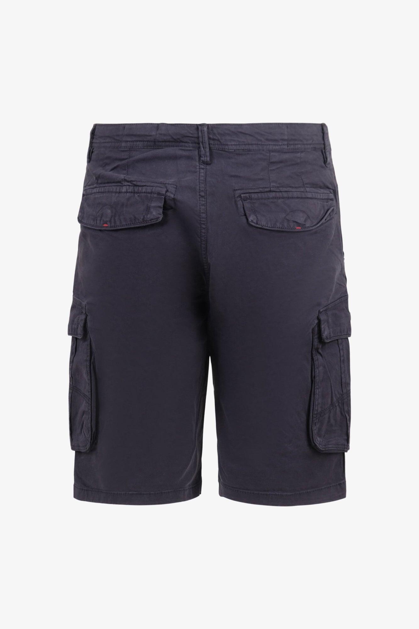 Bermuda Aviazione Esercito blu in cotone uomo 2/4