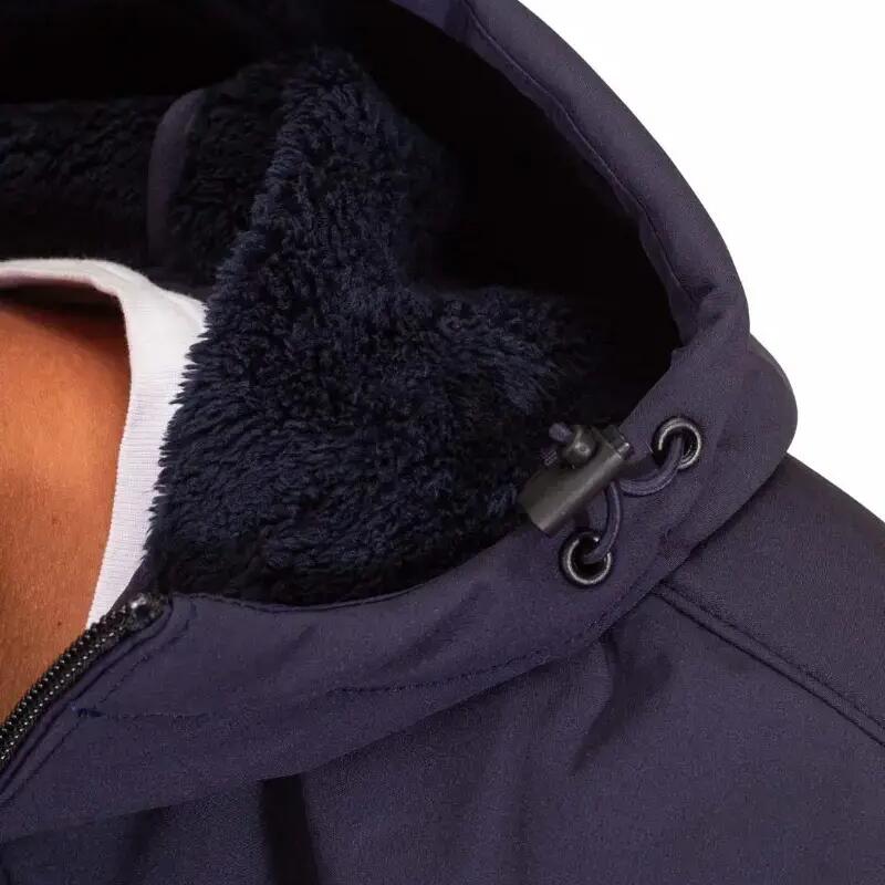Men's padded jacket with teddy lining