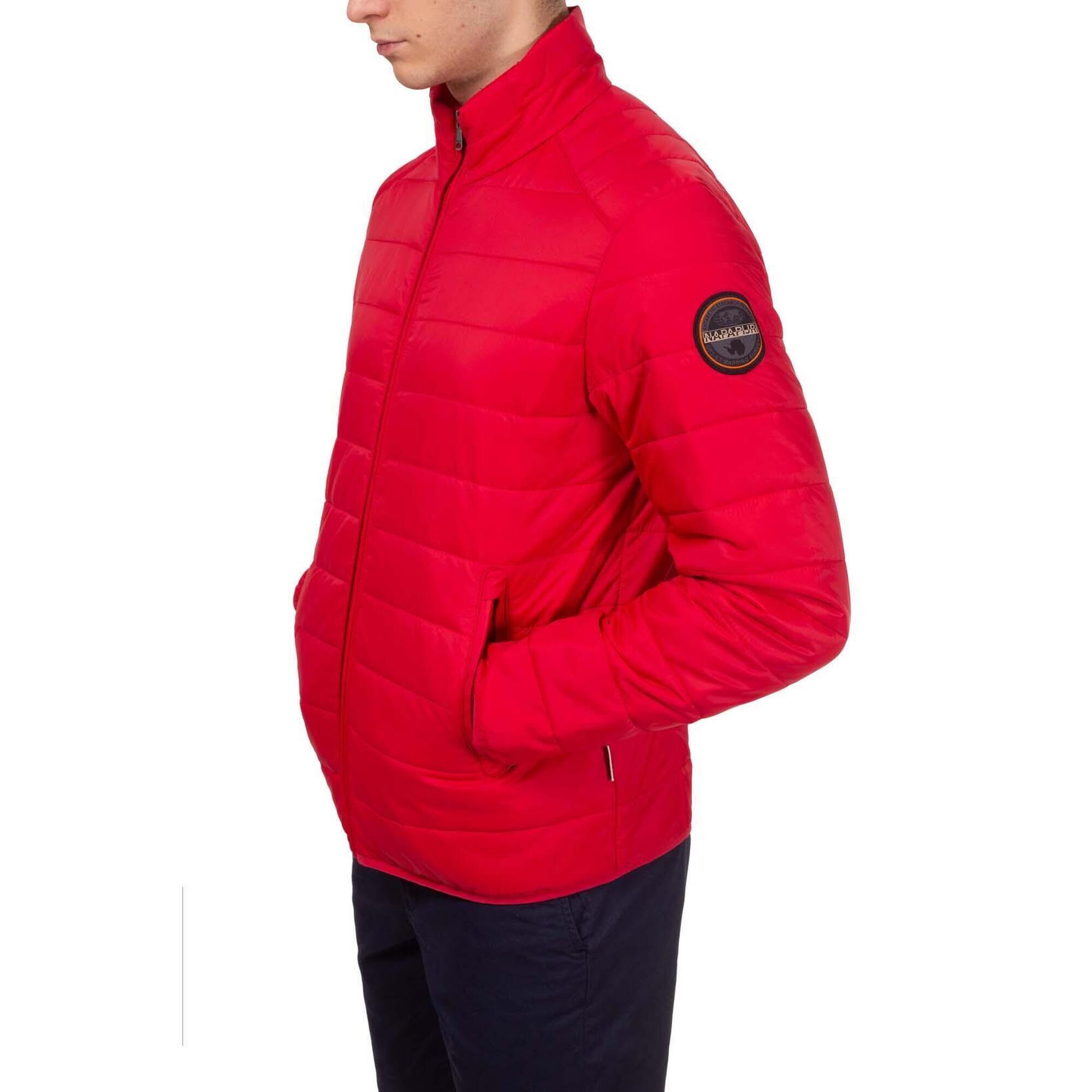 Napapijri - Piumino Uomo Ander Stand - Doudoune Synthétique - Rouge - Decathlon