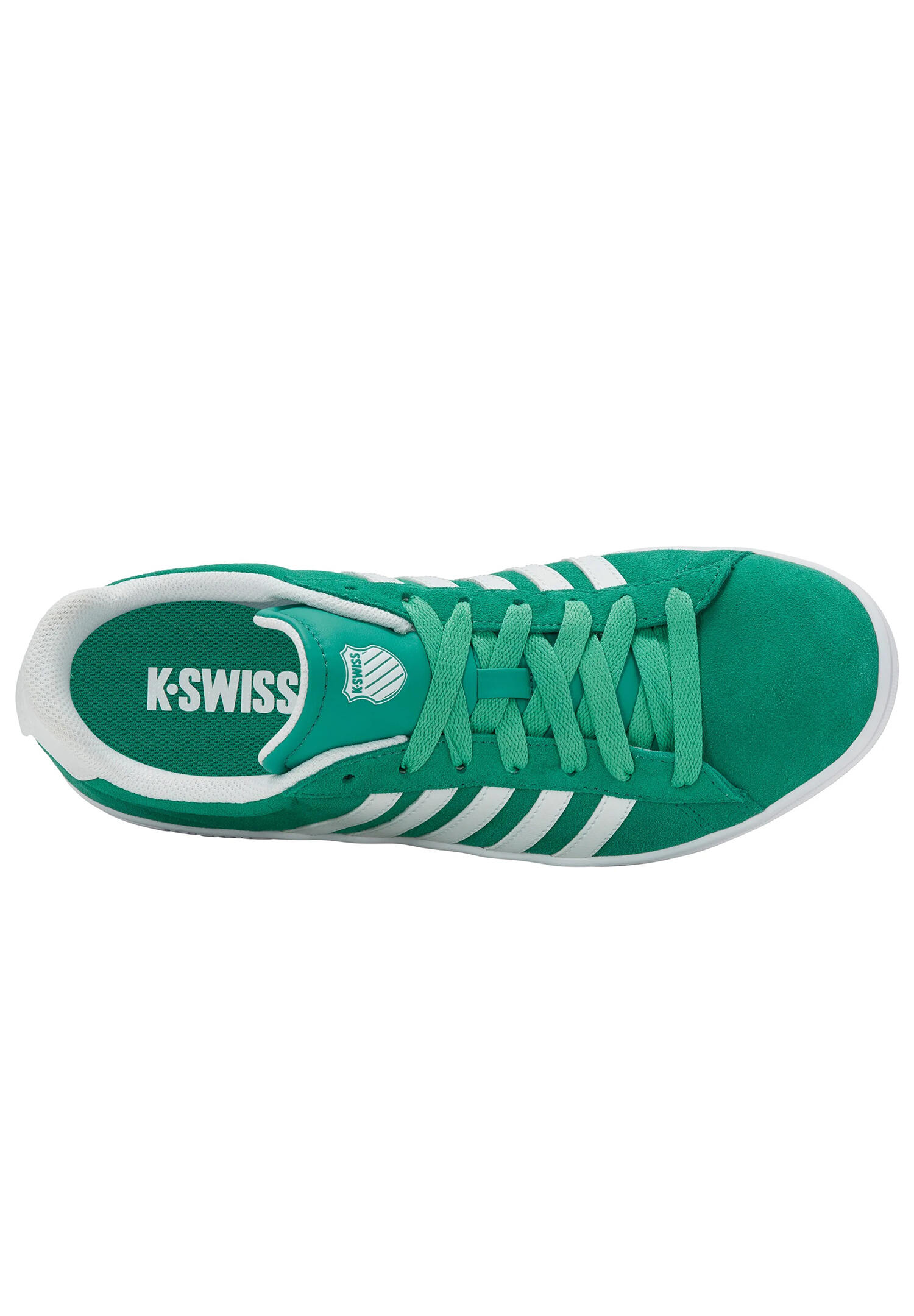 K-SWISS Court Tiebreak II SDE Herren Leder Sneaker Schuhe 09492-381 grün 5/6