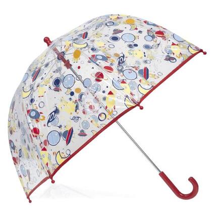 Parapluie cloche transparent, ouverture facile et sécurisante