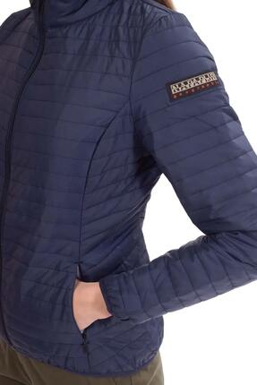 Gewatteerde jas dames Acalmar - Navy.