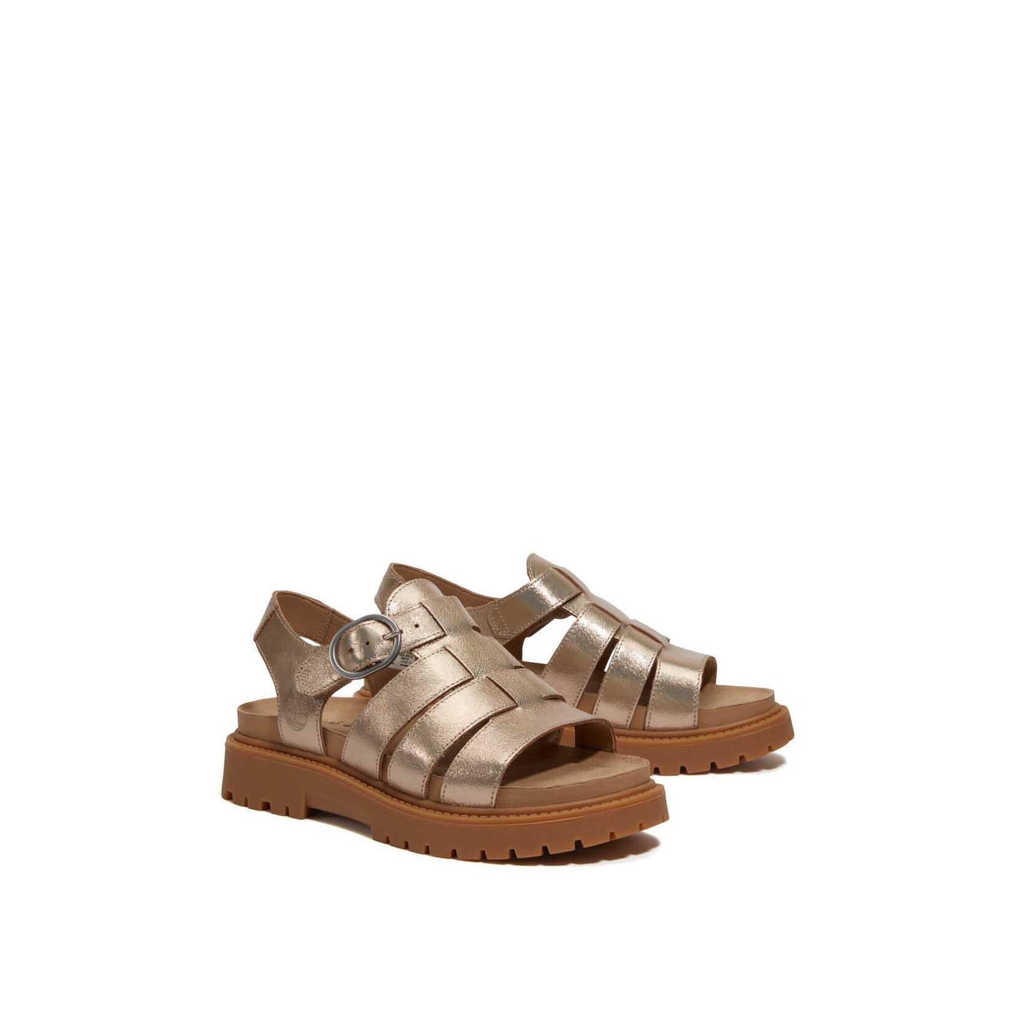 Timberland - Sandalo Donna Fisherman Clairemont Way - Chaussures Bateau - Beige|gris - Decathlon