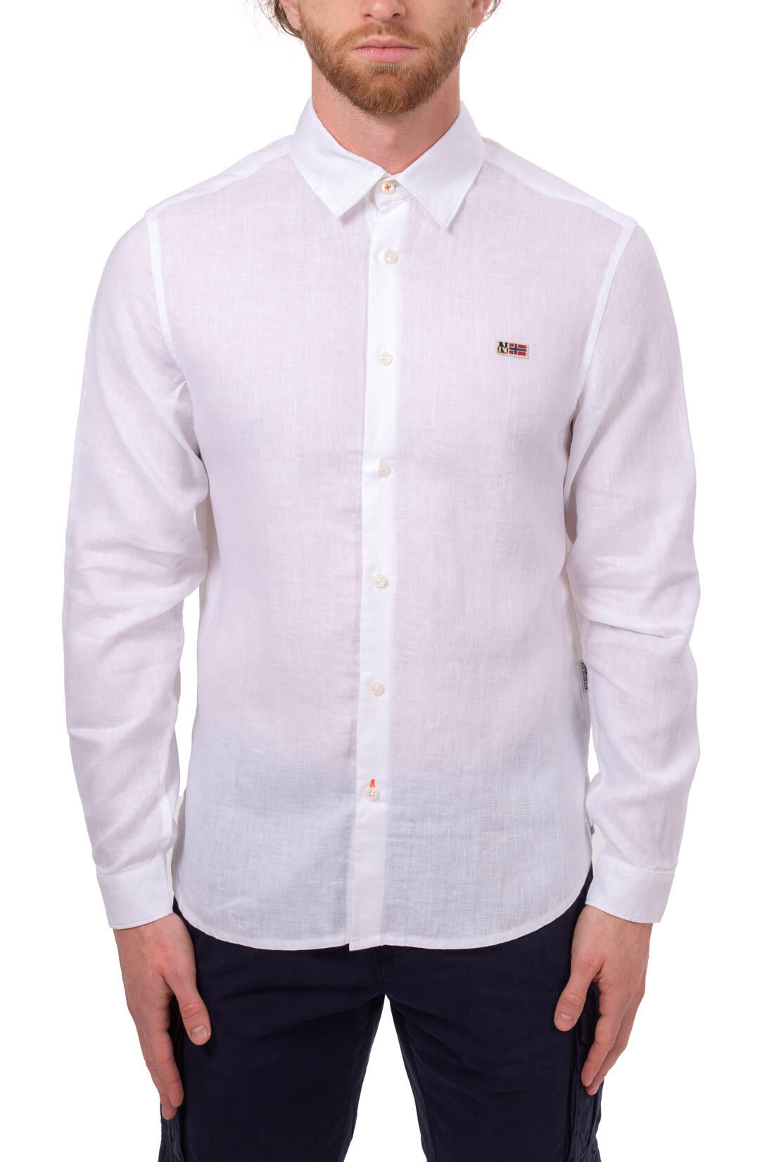 Camicia uomo Gilbert in lino 2/4