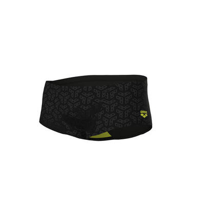 Arena Schwimmslip Monogram Low Waist Schwarz Multi