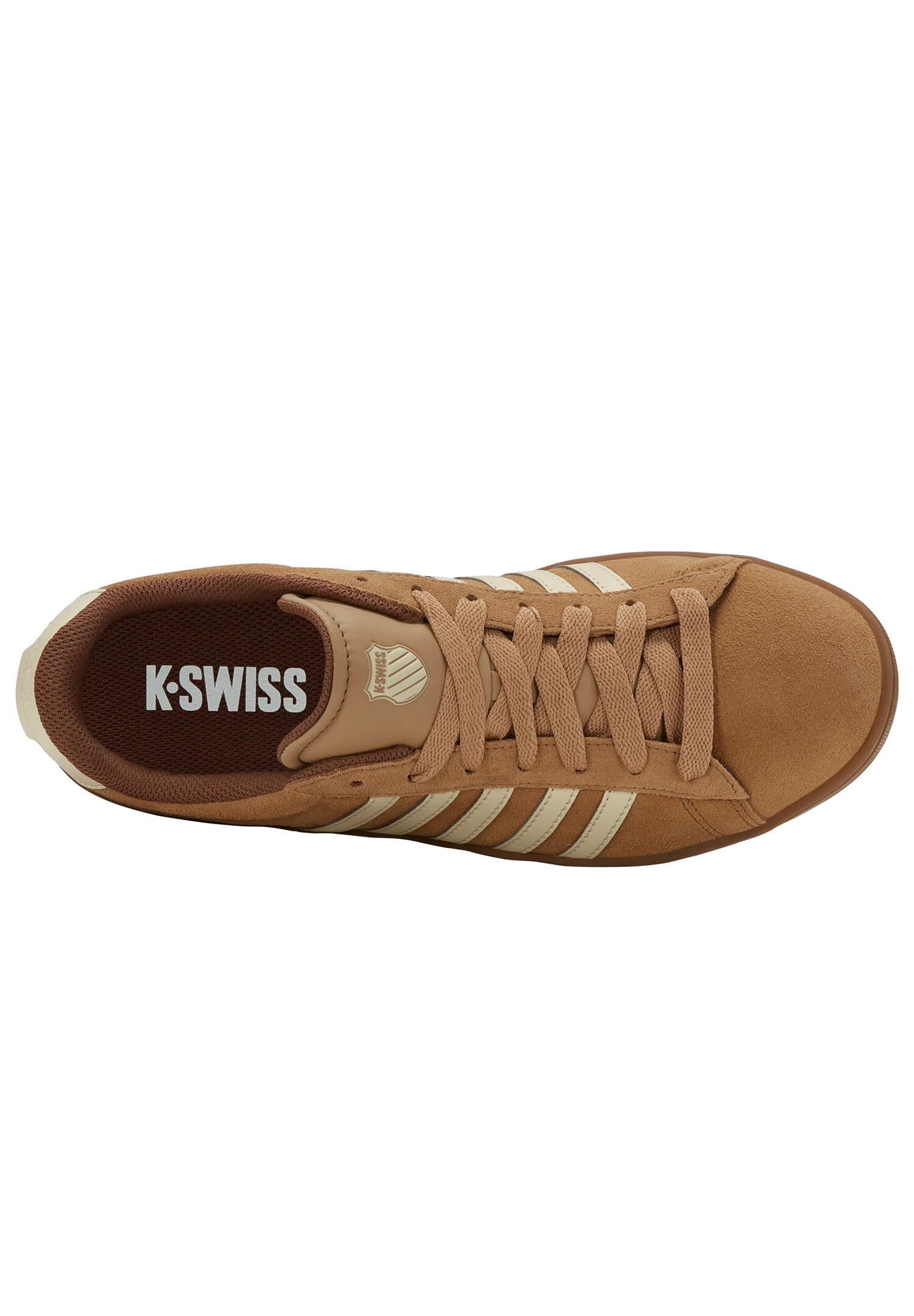 K-SWISS Court Tiebreak II SDE Herren Leder Sneaker Schuhe 09492-275 braun 5/6