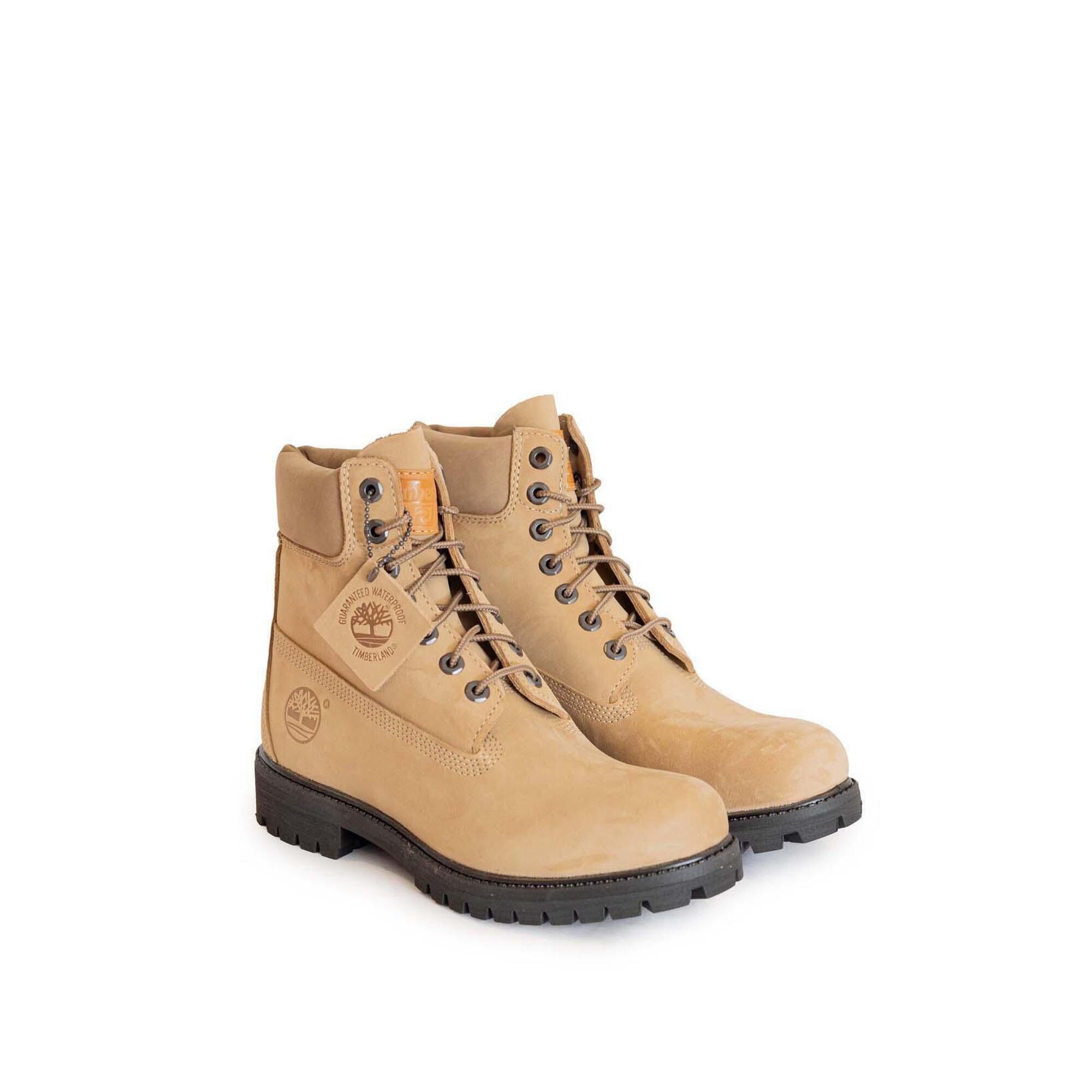 Timberland - Stivaletto Uomo Premium 6 Inch Waterproof - Bottes - Beige - Decathlon