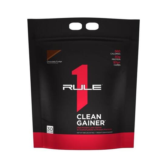 Rule1 R1 Clean Gainer (9,6lbs) Chocolate Fudge - Prise de poids - Sans Créatine