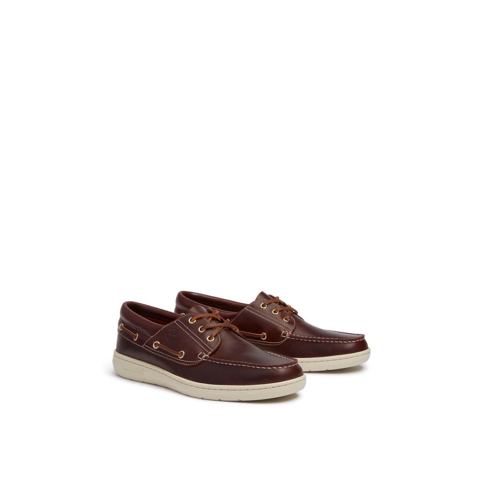 Timberland - Scarpa Da Barca Uomo Portofino Pier - Chaussures Bateau - Marron|rouge - Decathlon