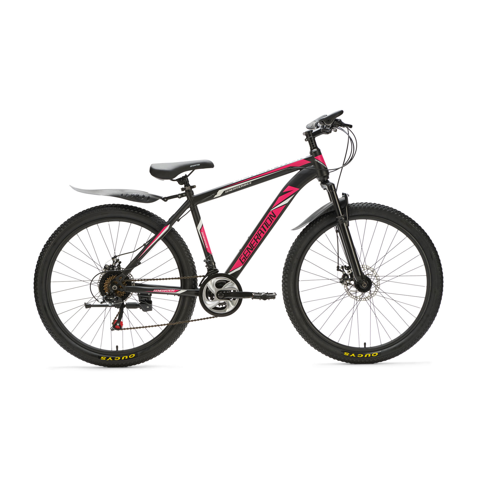 GENERATION Generation Mountainbike 26 inch Roze/Zwart - Spatborden