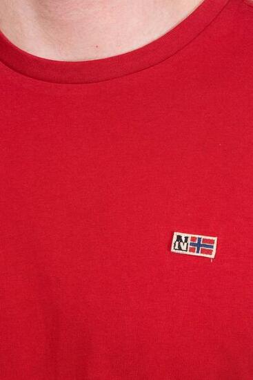 T-shirt - Sport - Homme - Regular, manches courtes, logo - Rouge