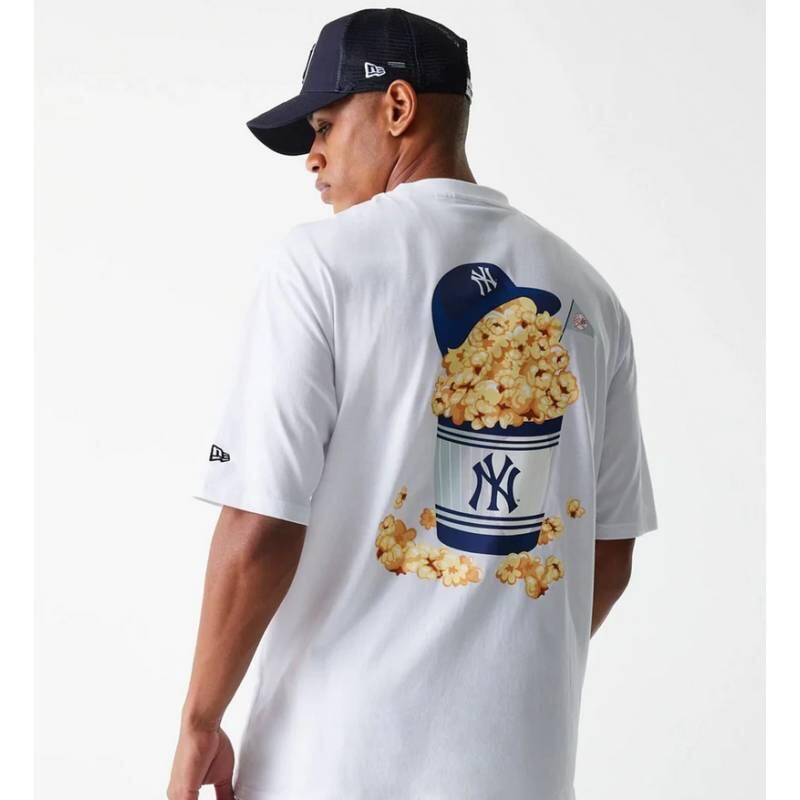T-shirt MLB New York Yankees New Era Food Graphic Blanc 3/5