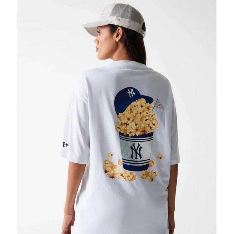 T-shirt MLB New York Yankees New Era Food Graphic Blanc 4/5