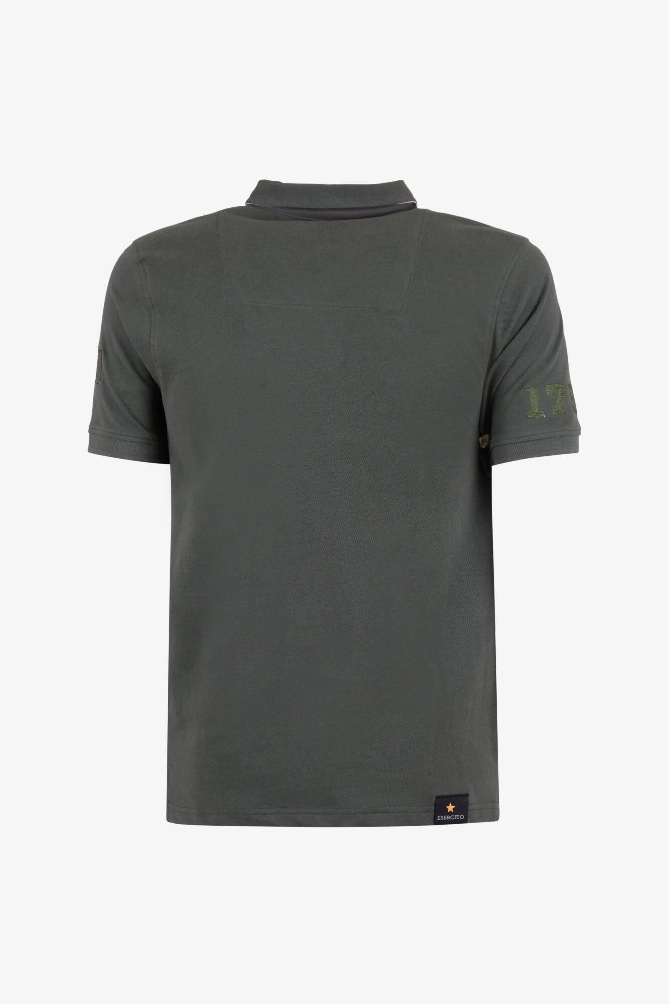 Polo Esercito a maniche corte militare in cotone uomo 2/5