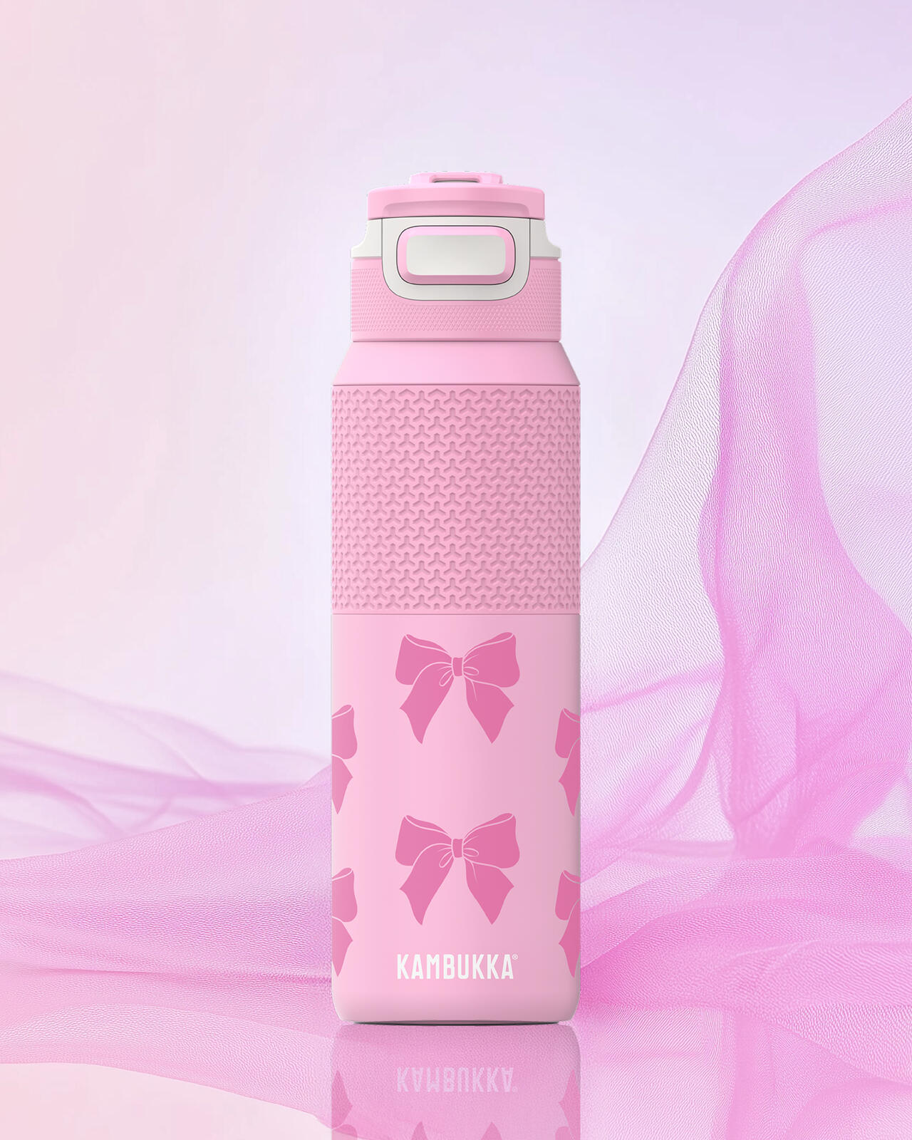 Thermoflasche Kambukka Elton 1000 ml, auslaufsicher, Snapclean®, Baby Girl 3/7