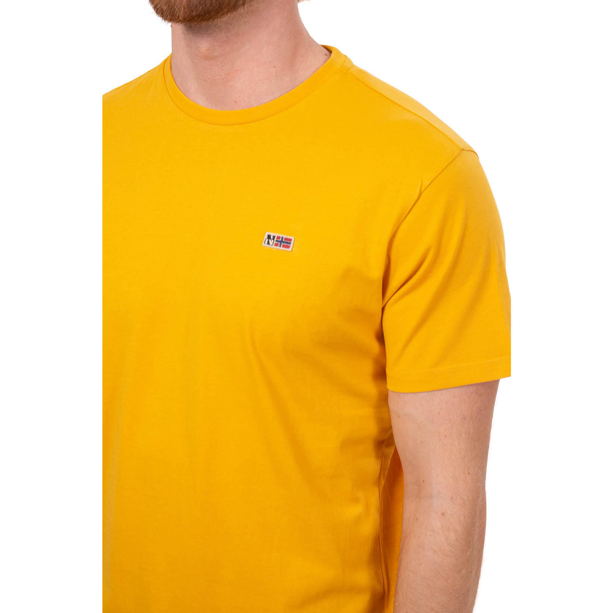 Napapijri - T-shirt Uomo Suri Summer - Maillot Manches Courtes - Jaune|marron|orange - Decathlon
