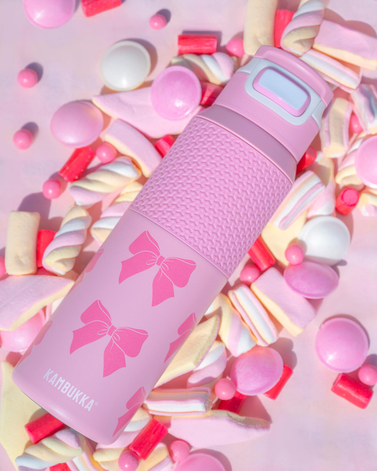 Thermoflasche Kambukka Elton 1000 ml, auslaufsicher, Snapclean®, Baby Girl 4/7