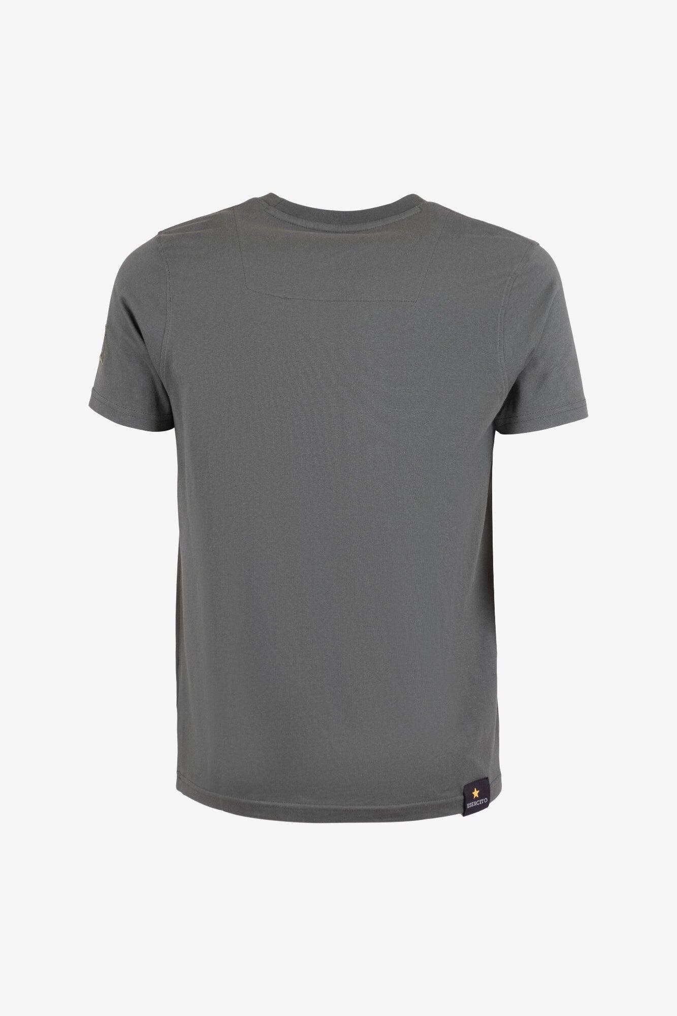 T-shirt Esercito Accademia Militare a maniche corte militare in cotone uomo 2/4
