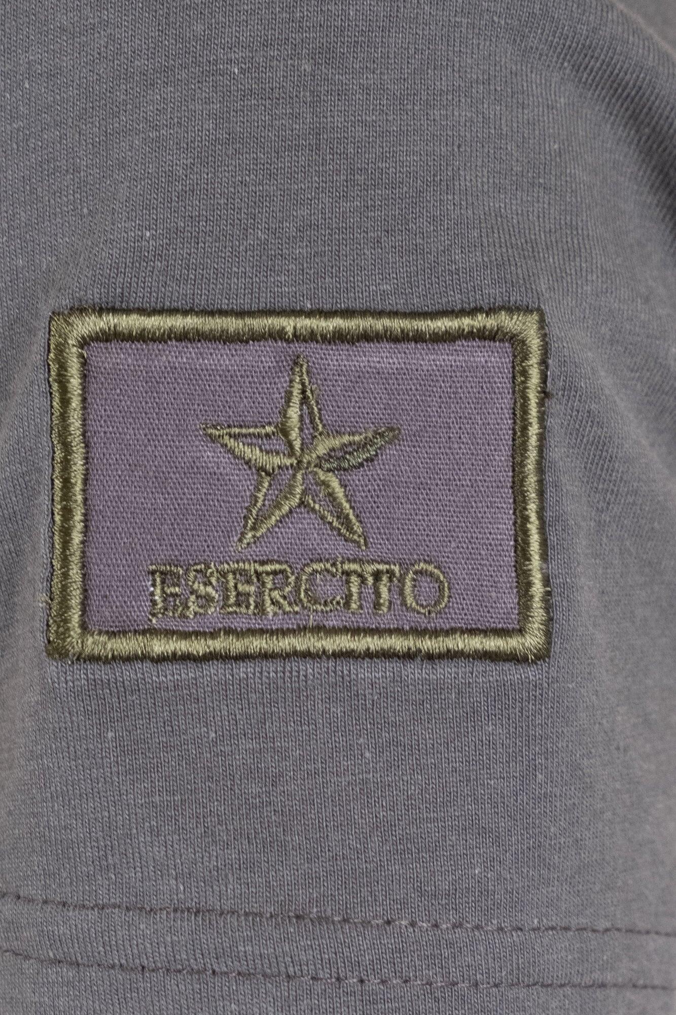 T-shirt Esercito Accademia Militare a maniche corte militare in cotone uomo 4/4