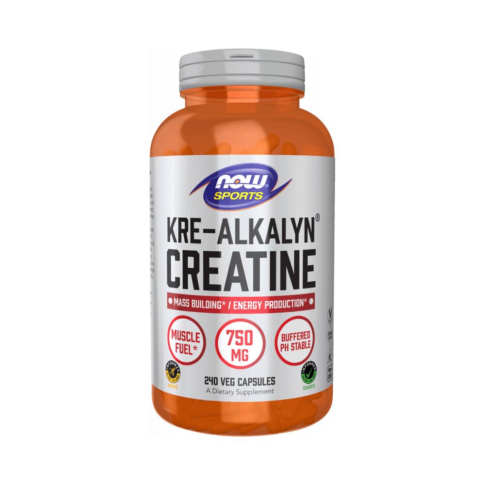 NOW FOODS Now Foods Kre-Alkalyn Creatine (240 vcaps) Unflavoured - Creatine - Kre-Alkalyn