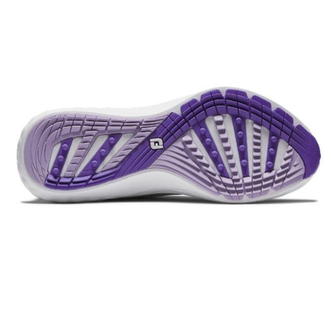Footjoy Quantum Dames Golfschoenen Grijs Wit Paars 2/5