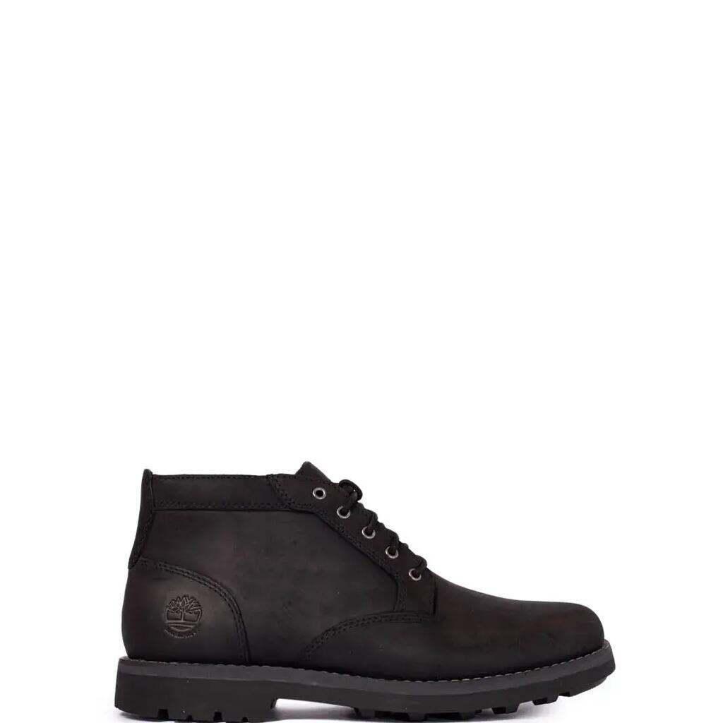 Men's outdoor chukka boots - waterproof, full-grain leather - Crestfield - Black