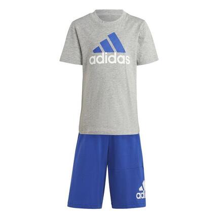 Adidas Conjunto Adidas Essentials Logo Gris Infantil