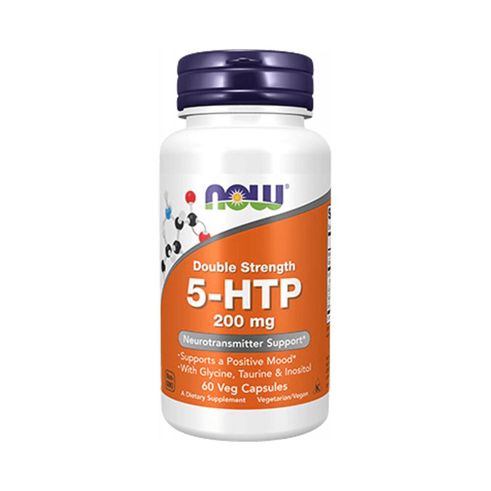 Now Foods - Now Foods 5-htp 200mg (60 Vcaps) Unflavoured - Vitamines, Minéraux Et Santé - Vitamines - Decathlon