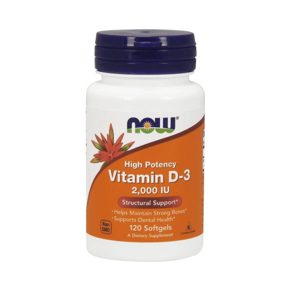 NOW FOODS Now Foods Vitamin D3 2000IU (120) Standard - Vitamine, minerali e salute