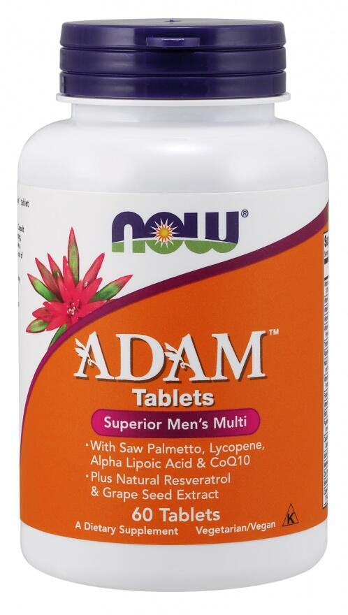 NOW Now Foods ADAM (60 tabs) Unflavoured - Vitamine, minerali e salute