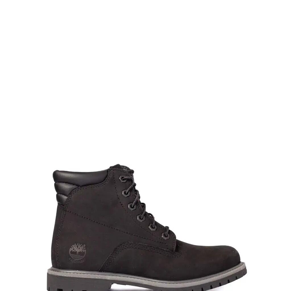 Women's Timberland Waterville 6-Inch Boots - Waterproof Black Nubuck