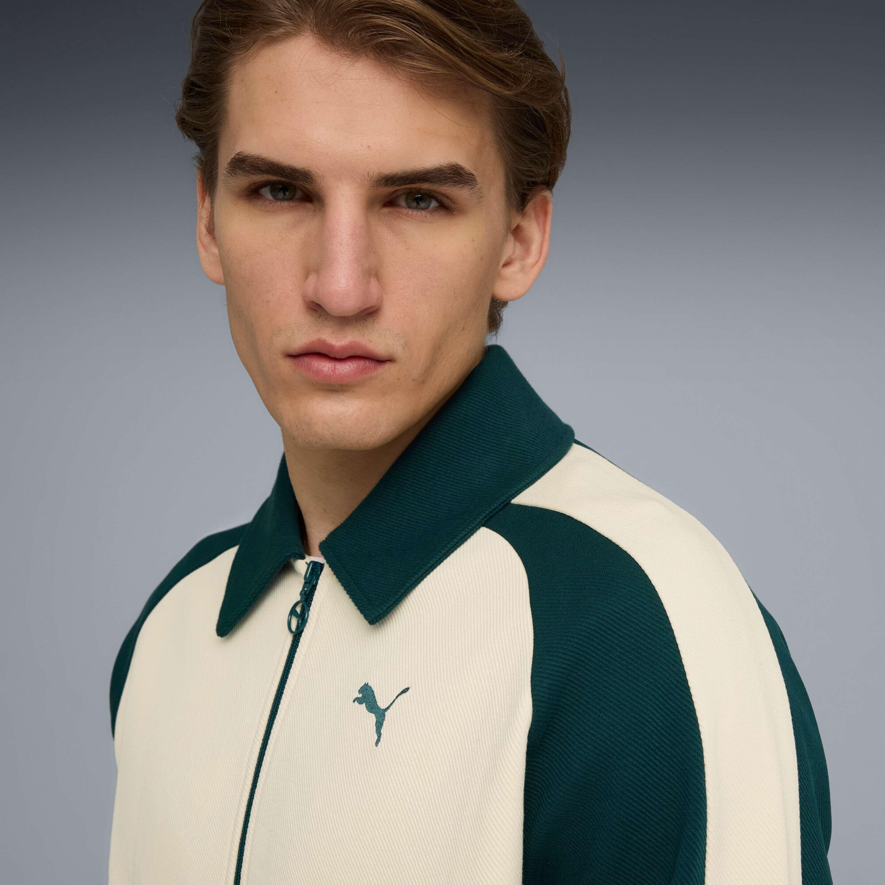 Veste de survêtement Puma T7 Relaxed Wing Collar Jacquard Track DK 3/7