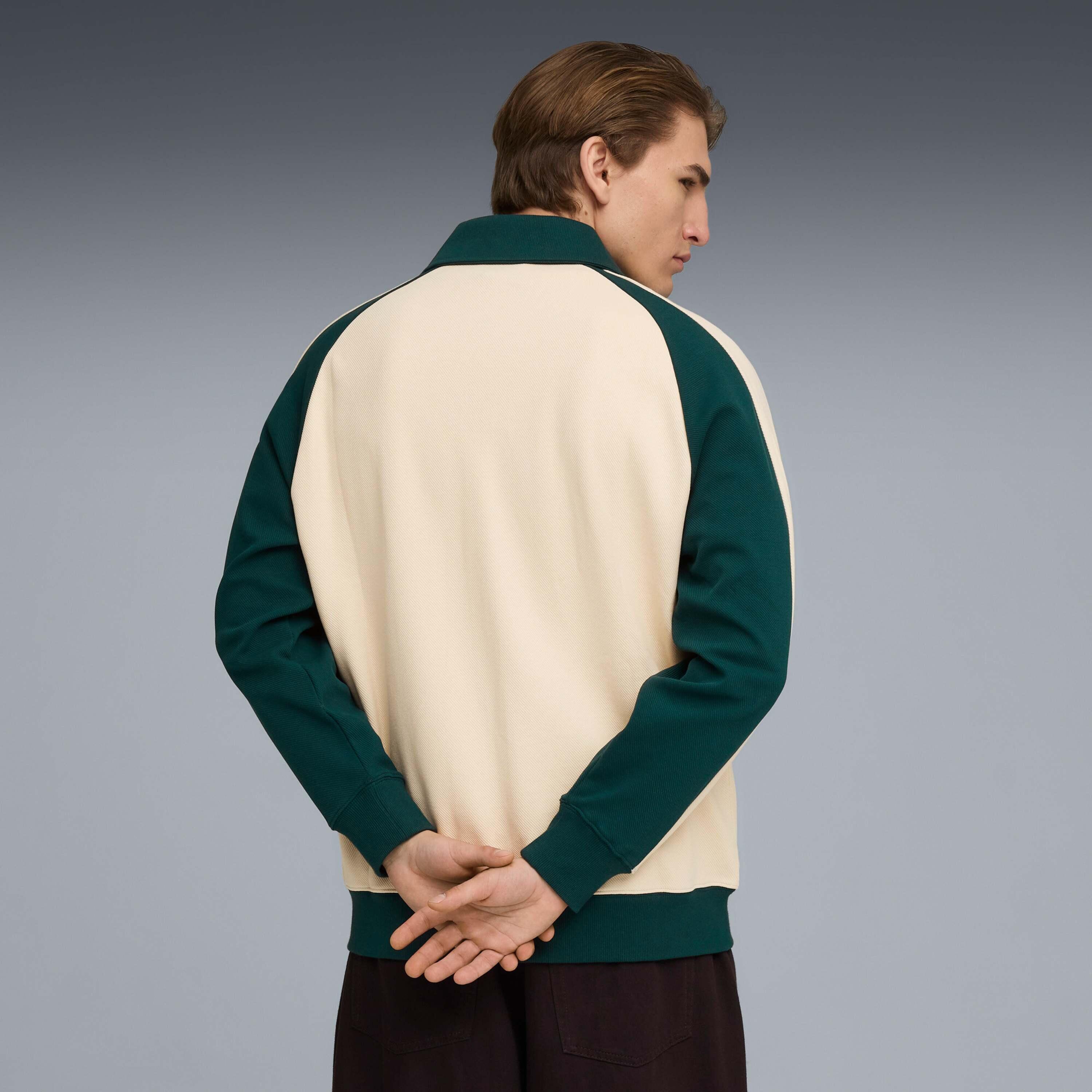Veste de survêtement Puma T7 Relaxed Wing Collar Jacquard Track DK 5/7