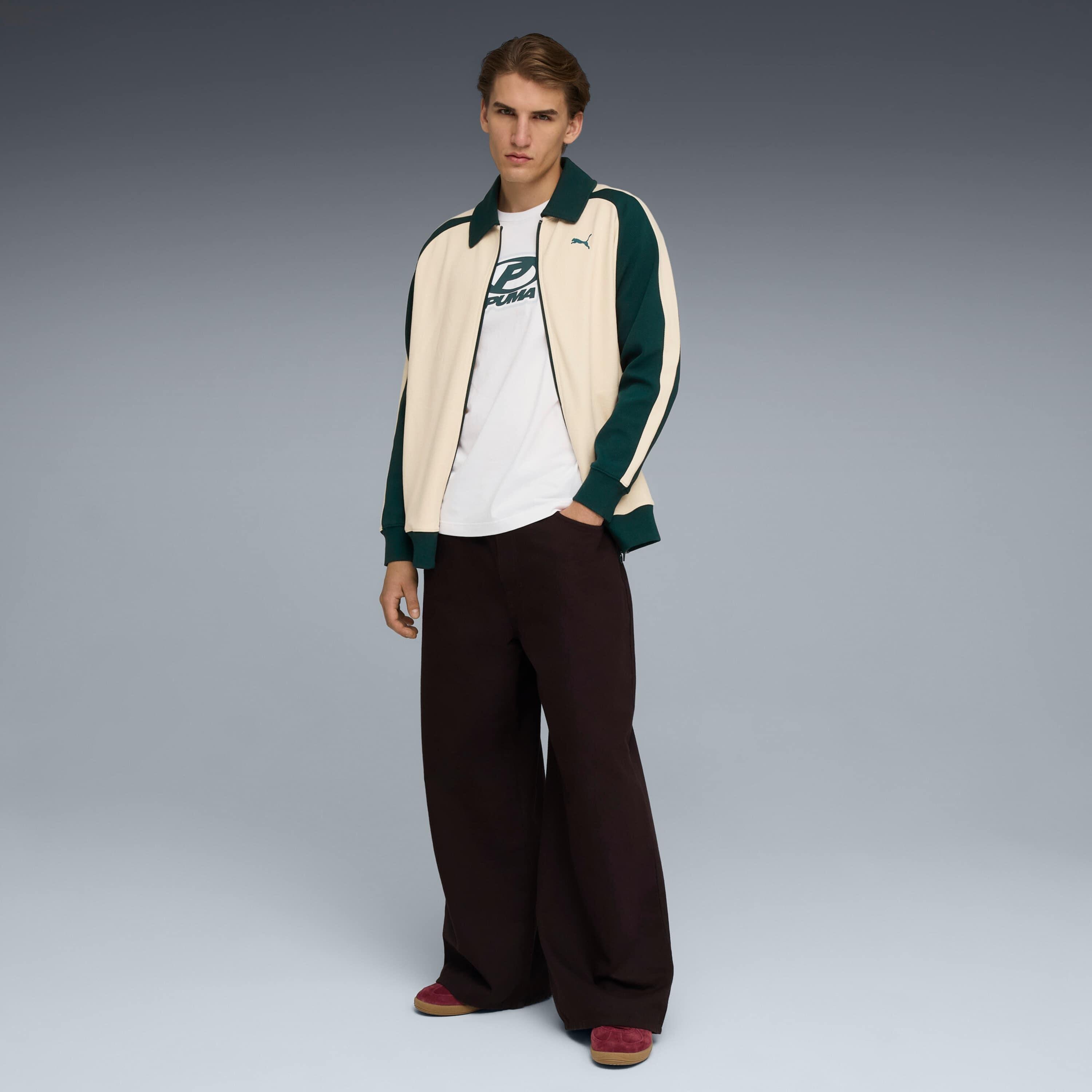 Veste de survêtement Puma T7 Relaxed Wing Collar Jacquard Track DK 4/7