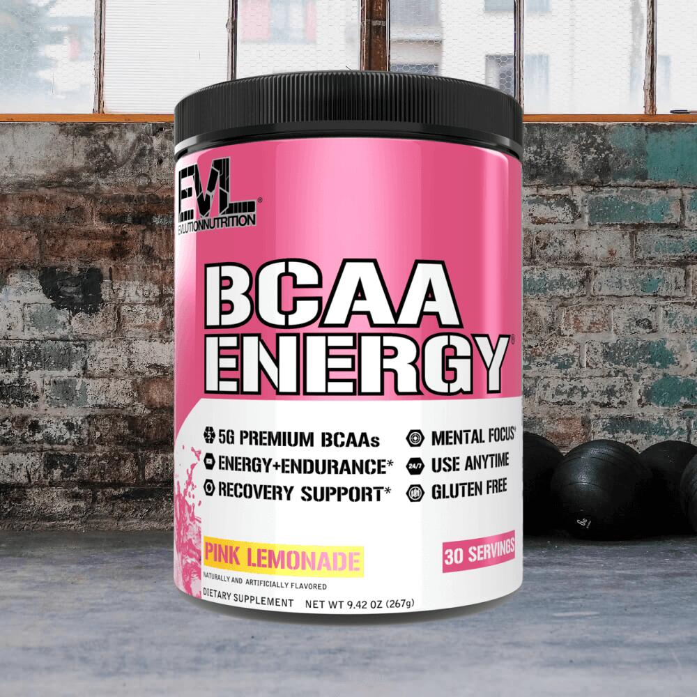 EVL Nutrition BCAA Energy (30 serv) Pink Lemonade - Acides aminés - BCAA 2/4