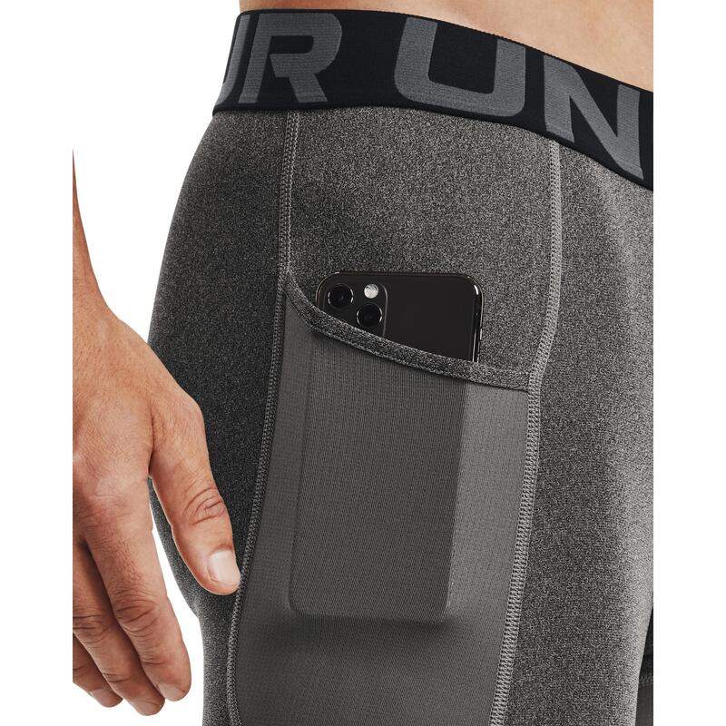 Short de compression Long Under Armour Heatgear 3.0 Gris