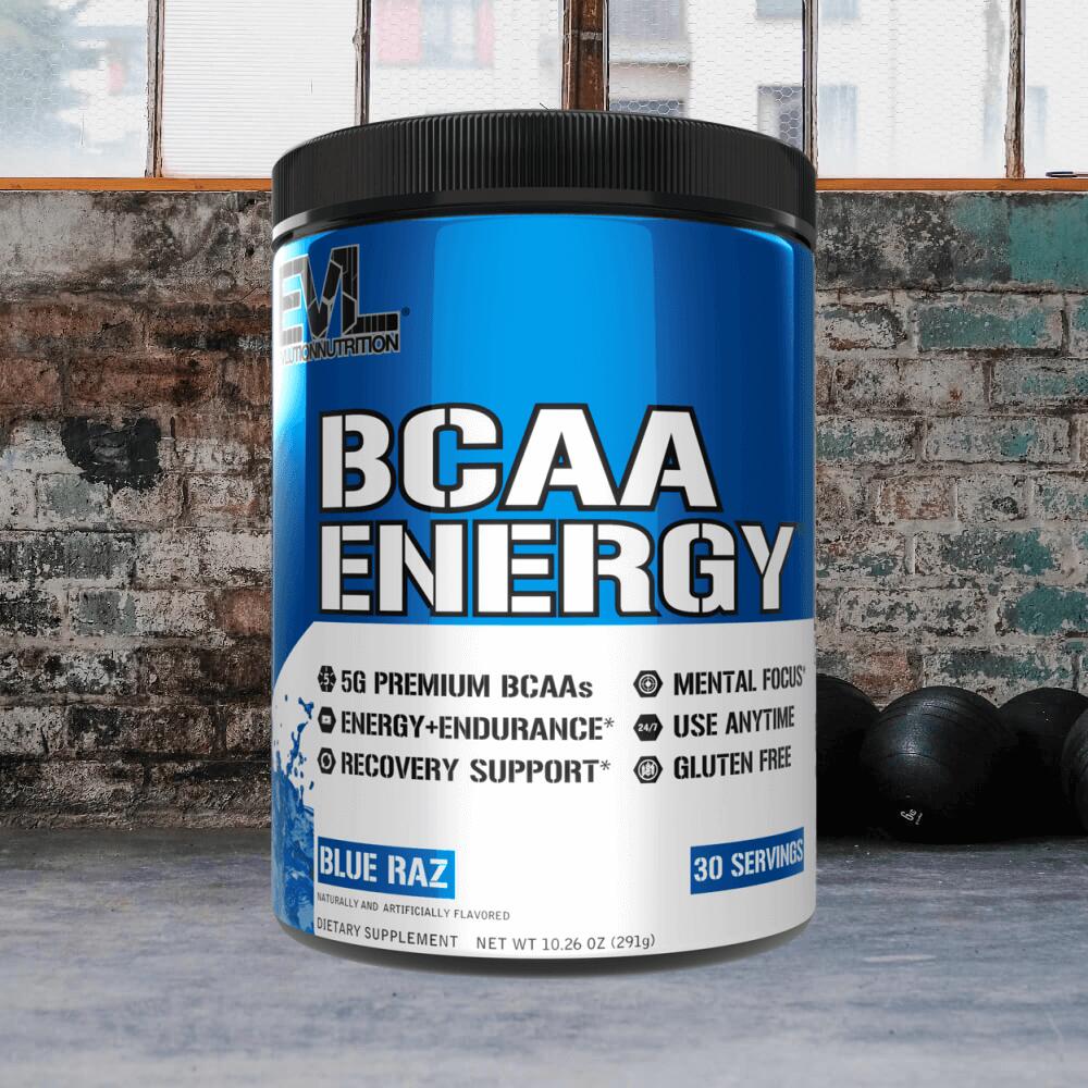 EVL Nutrition BCAA Energy (30 serv) Blue Raz - Acides aminés - BCAA 2/3
