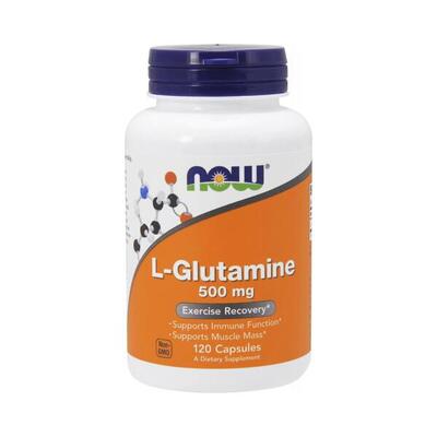 Now foods l-glutamine 500mg (120 vcaps) standard - aminozuren - glutamine