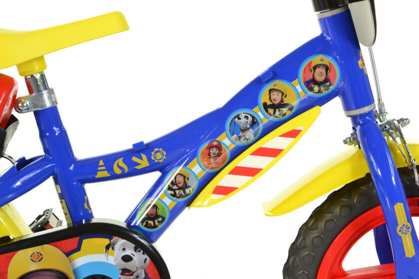 BICICLETA INFANTIL DE 12" BOMBERO DINO BICICLETAS BICICLETA INFANTIL LÍNEA SAM E 3/5
