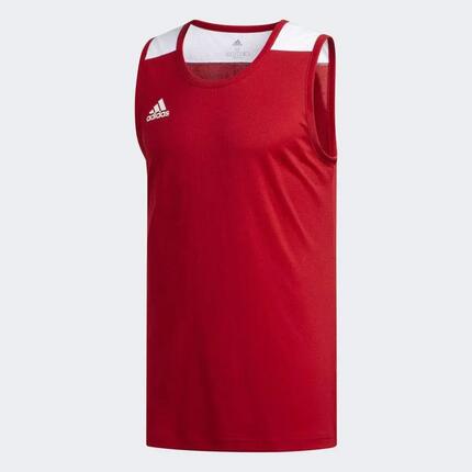 Débardeur de Basketball Homme Adidas Creator 365 - Rouge Puissant/Blanc, XL