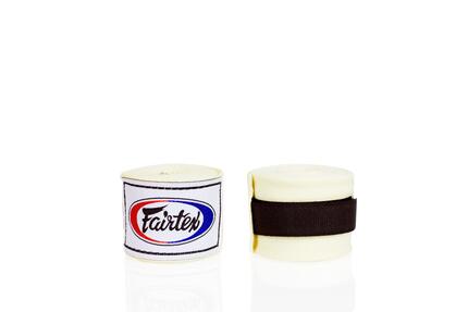 Bandage boxe - 4,5 m élastique, pouce - Blanc