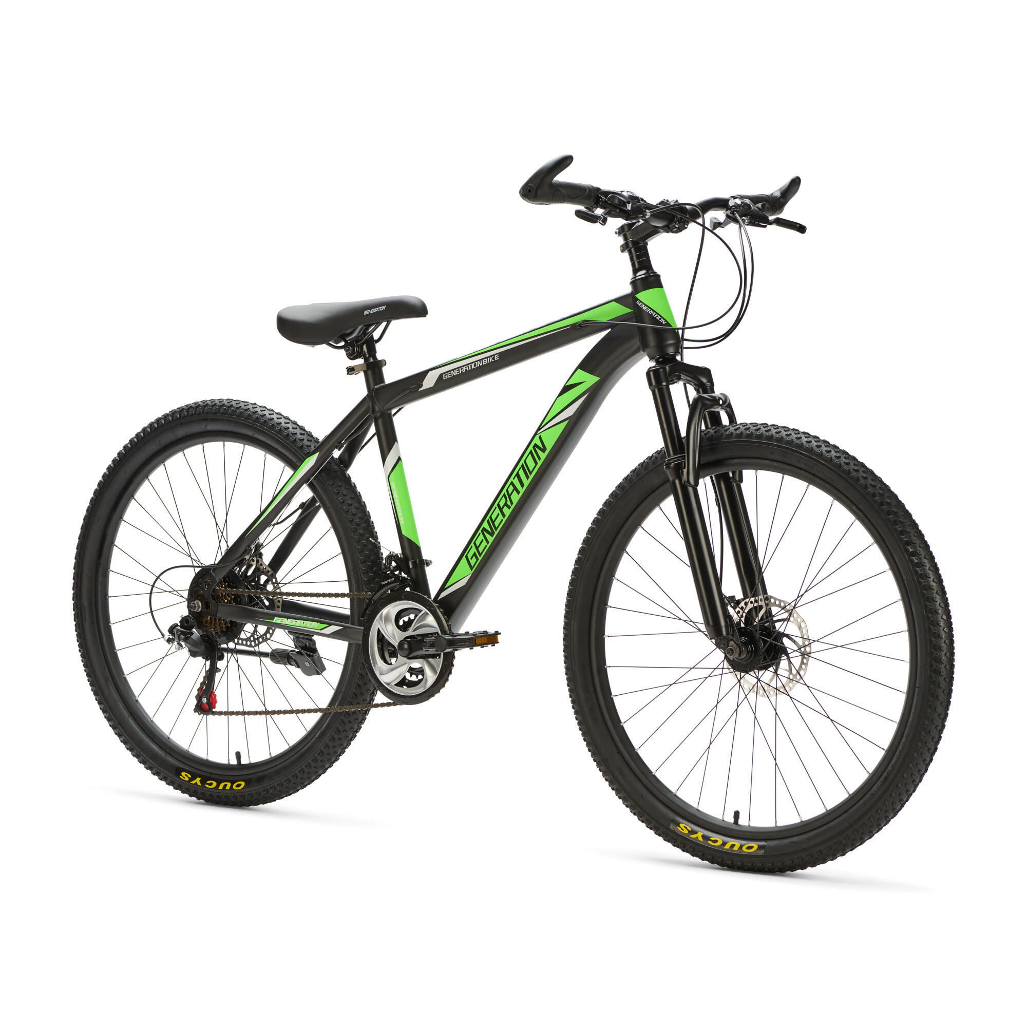 Generation Mountainbike 26 Zoll Grün/Schwarz 3/4