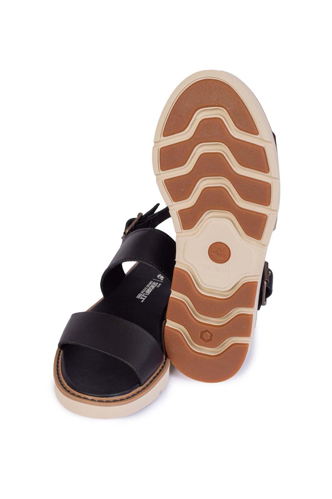 Damen - sandalen - ergonomische sohle - bailey park - schwarz 4/4