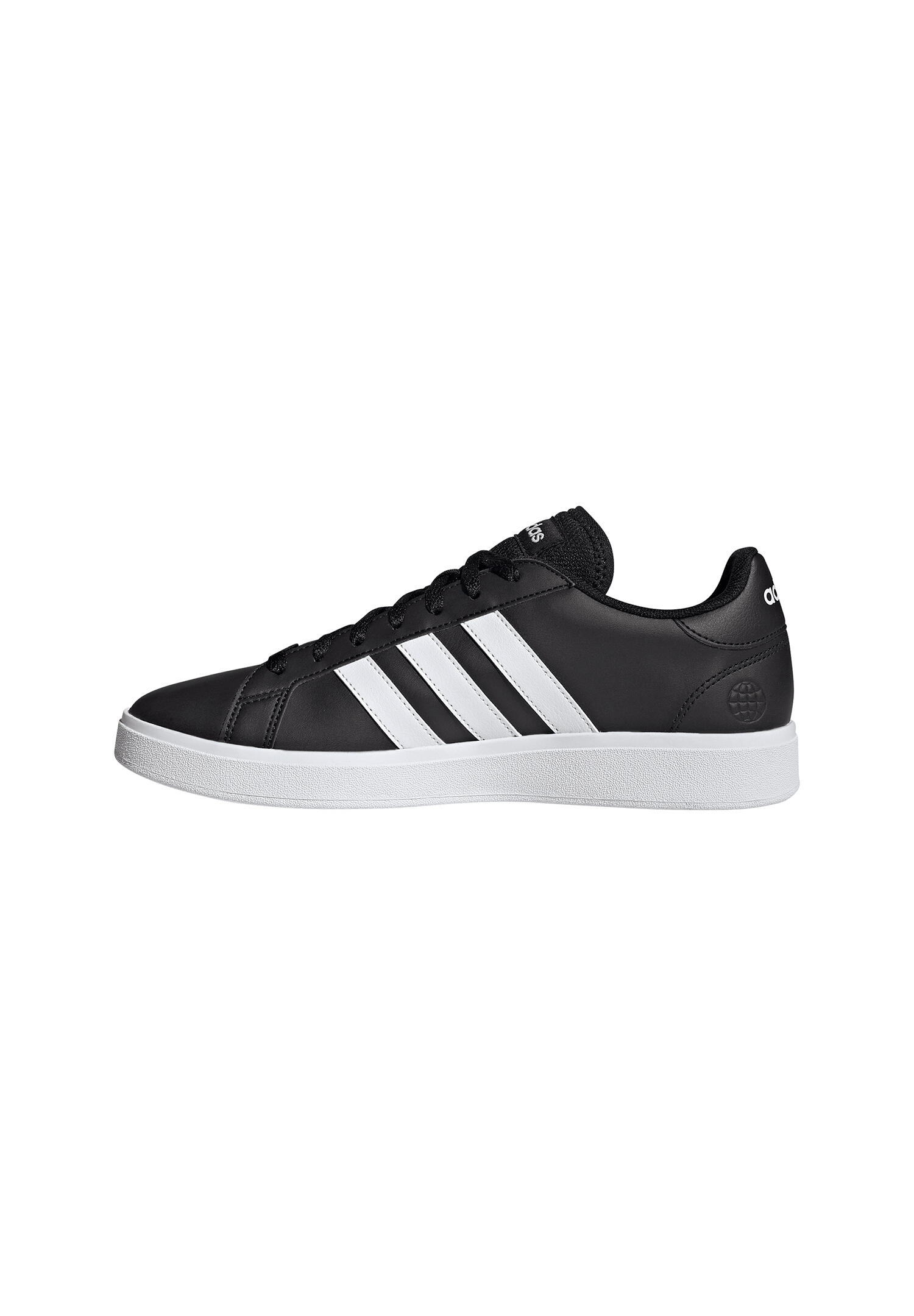 Sportschoenen Mannelijk Adidas Grand Court Base 2 Zwart 3/6